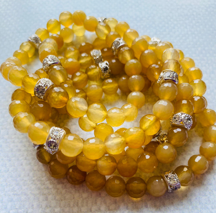 Yellow Agate Bracelet